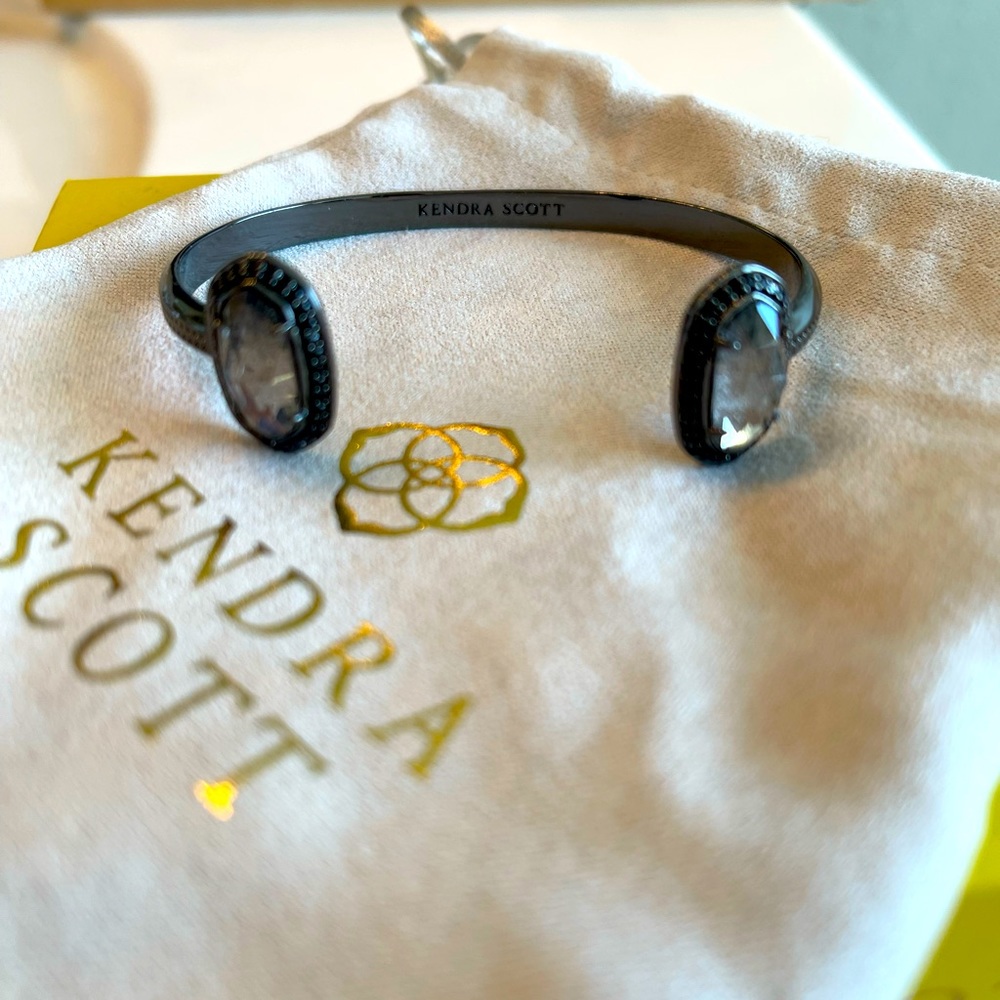 Kendra Scott Gunmetal Cuff